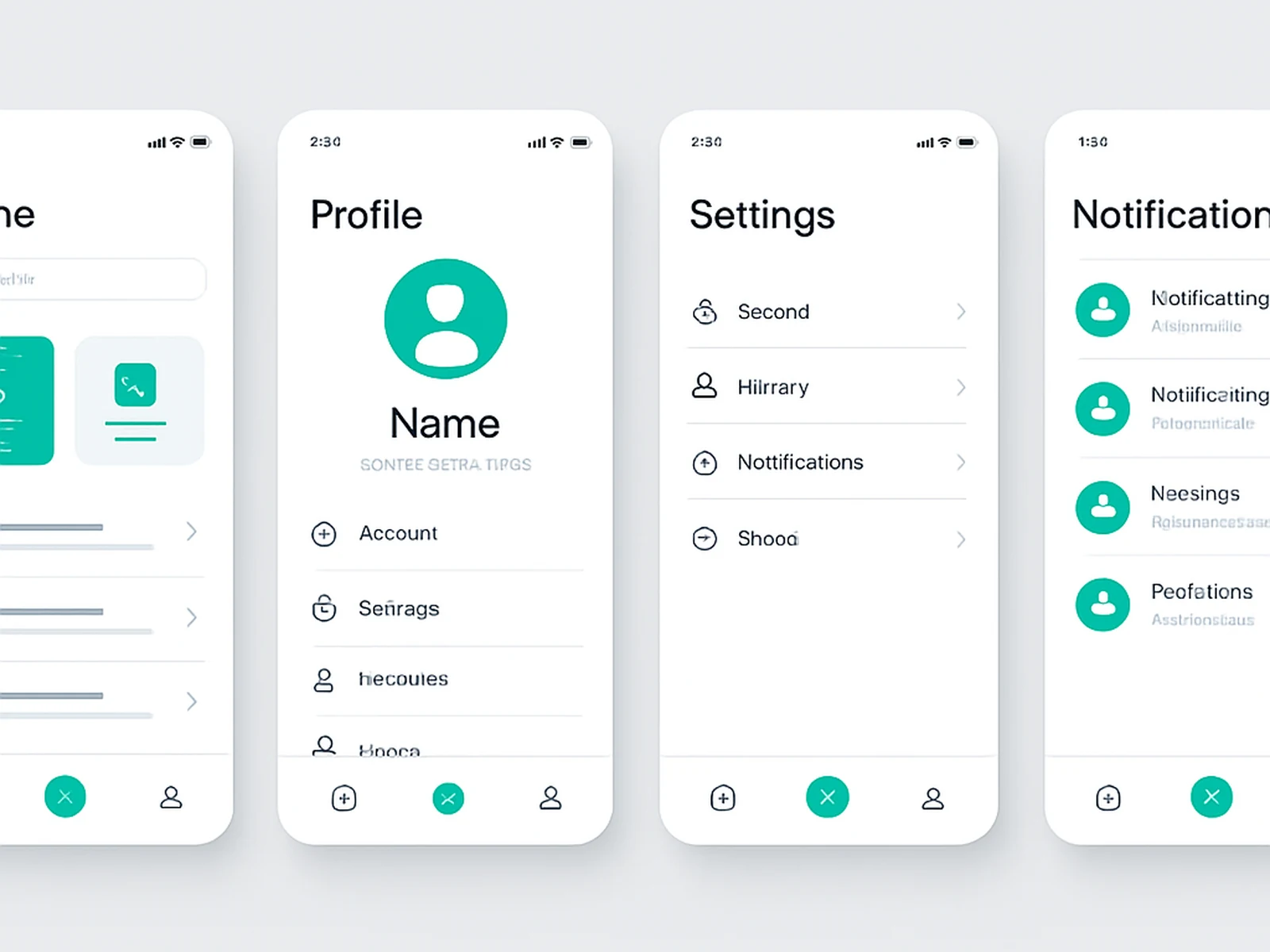 Mobile UI Design